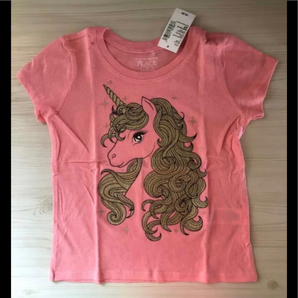 The Children’s Place Pink Unicorn T-Shirt